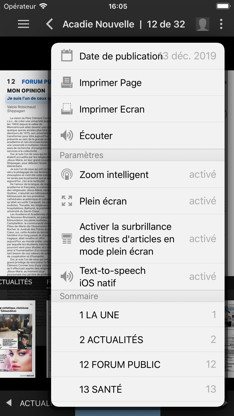 Acadie Nouvelle - Numérique screenshot 3