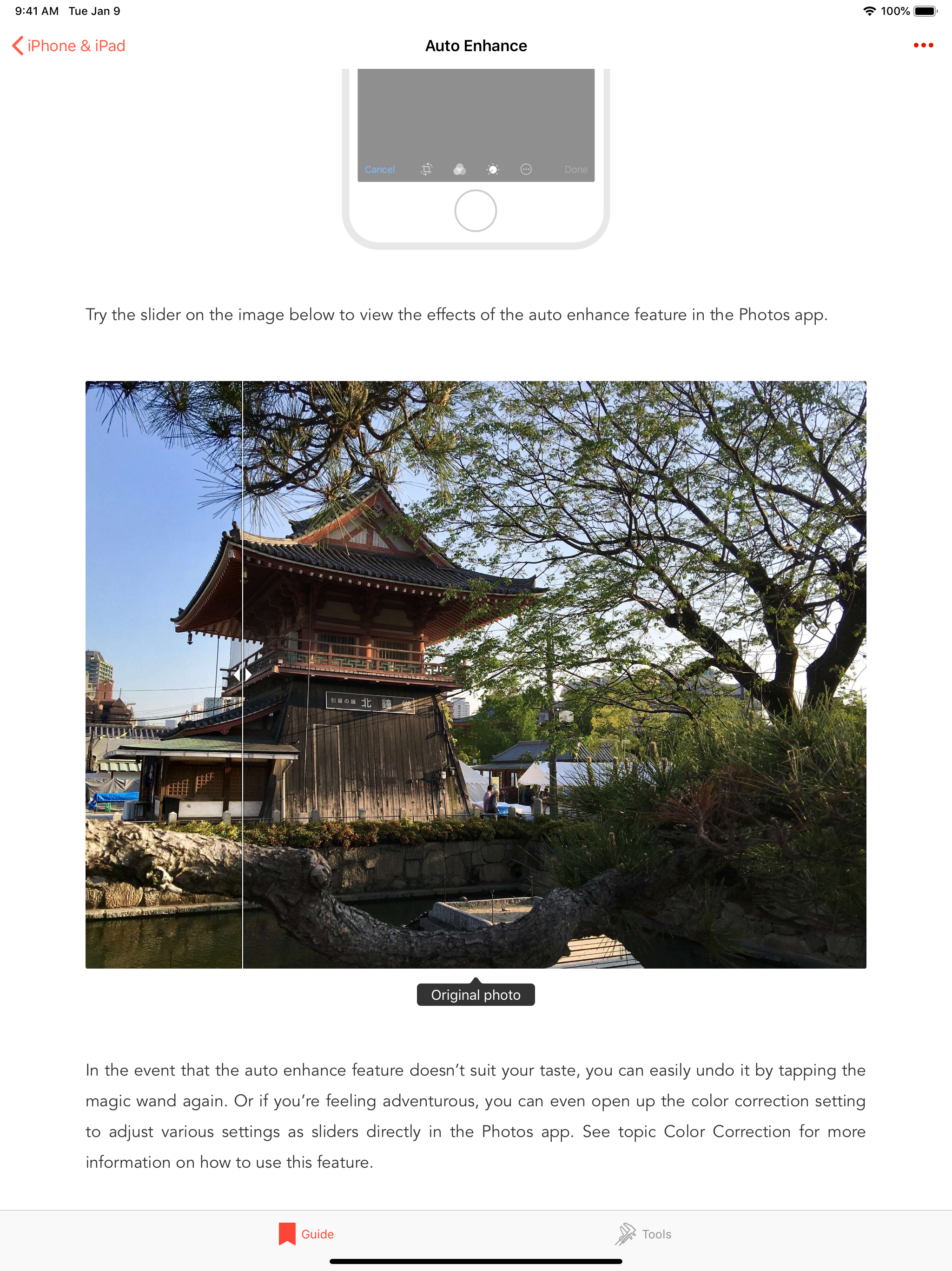 The Photo Guide