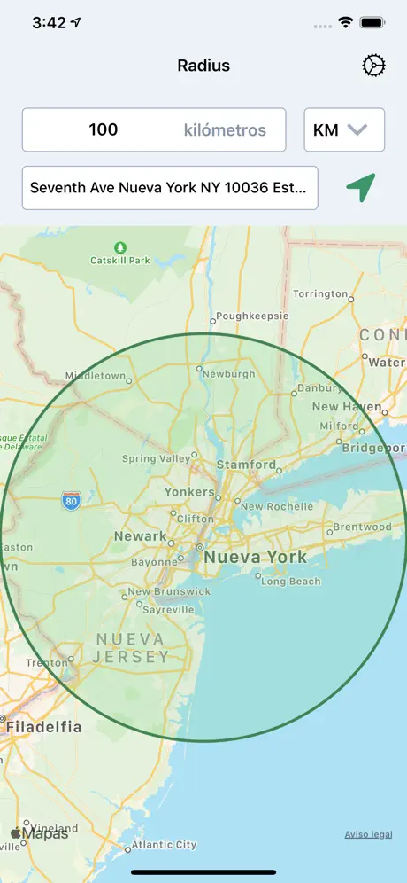 Radius: Distance From Me