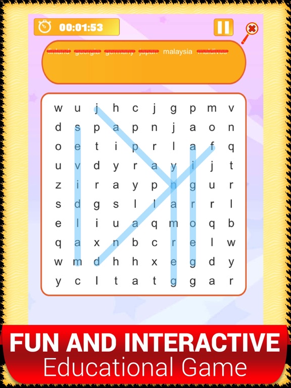 Screenshot #6 pour Mélés Mots Croisés Puzzle Jeux