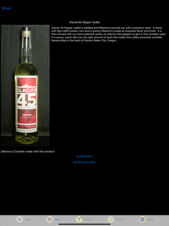 G45 iPad screenshot 2 - Food & Drink app