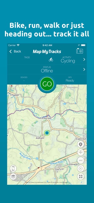 Map My Tracks Cycling