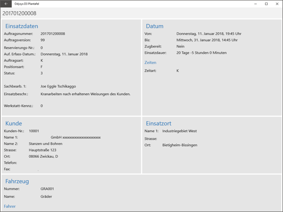 Screenshot #4 pour Odysys D3 Plantafel App