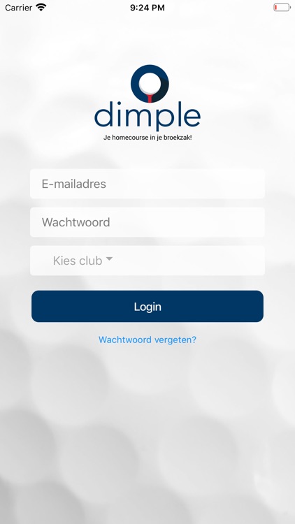 Dimple Golf App!