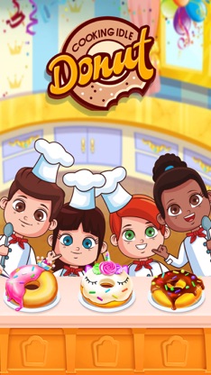 Cooking Idle Donut Baking Game screenshot 1