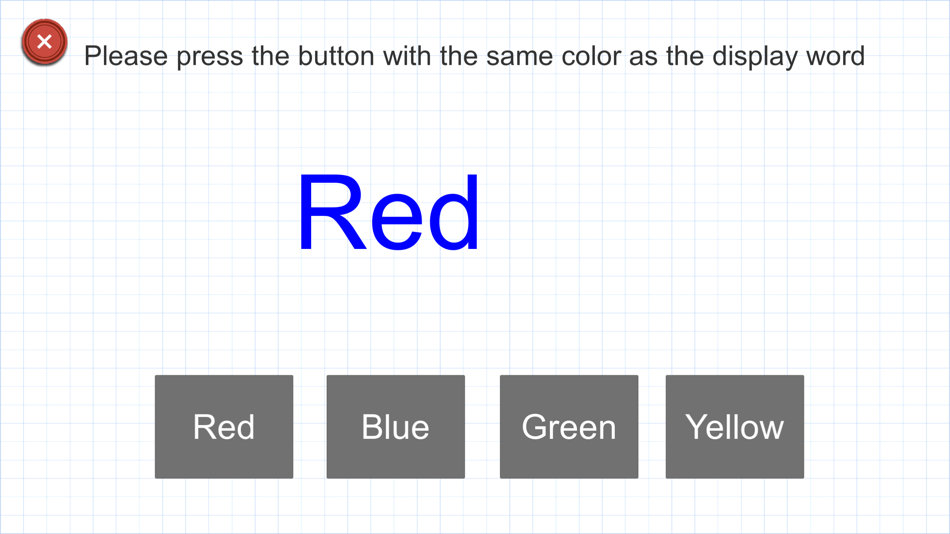 #3. Hacaro - StroopTest (iOS) 由: DIGITAL STANDARD CO., LTD.