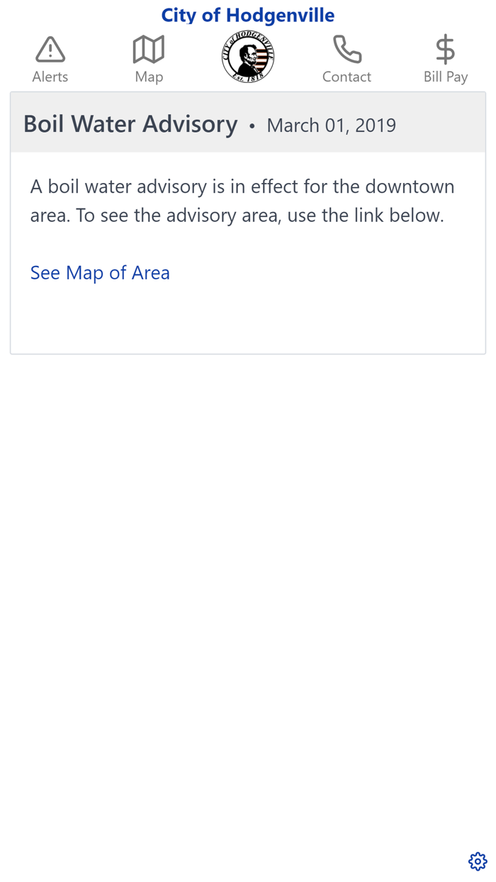 Hodgenville Advisory