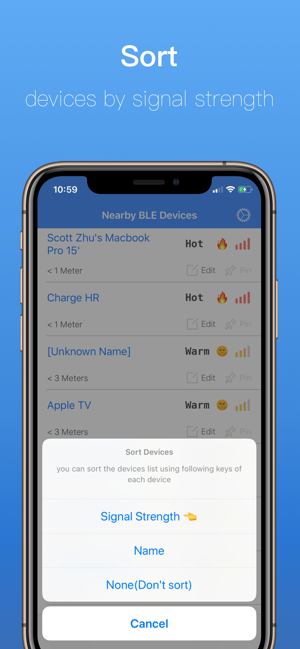 Find Bluetooth: device tracker Screenshot