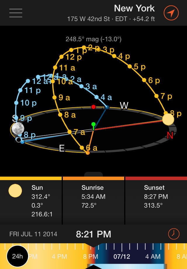 Sun Surveyor (Sun & Moon) screenshot 3