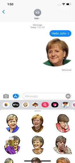Game screenshot Angela Merkel Stickers Pack mod apk