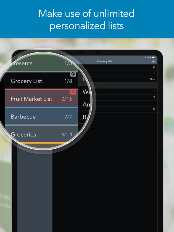 MyGrocery Shopping List iPad screenshot 8 - Shopping app