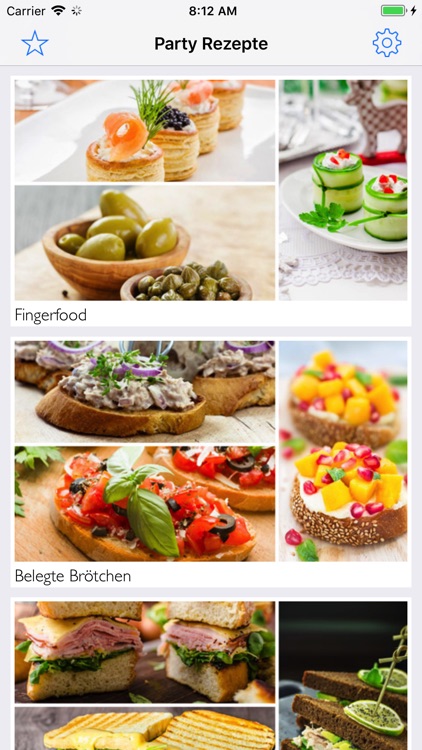 Party Rezepte - Snacks & Apero