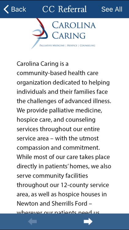 Carolina Caring Referral