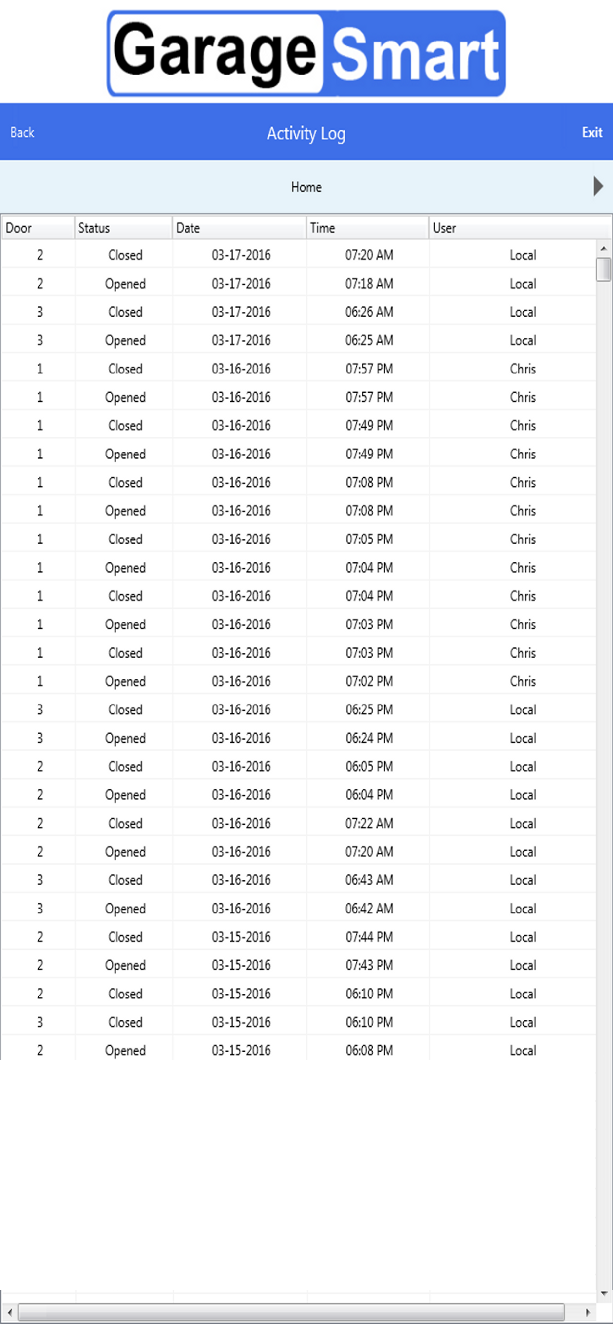 GarageSmart screenshot 3