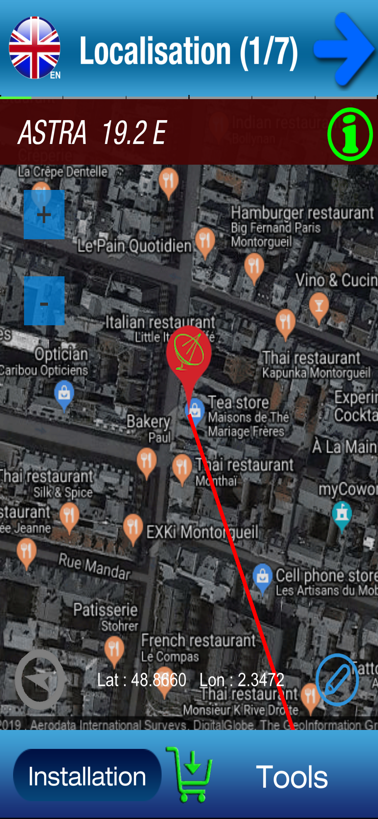 SatCatcher Dish Installation