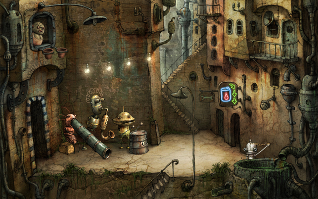 ‎Machinarium Skjermbilde