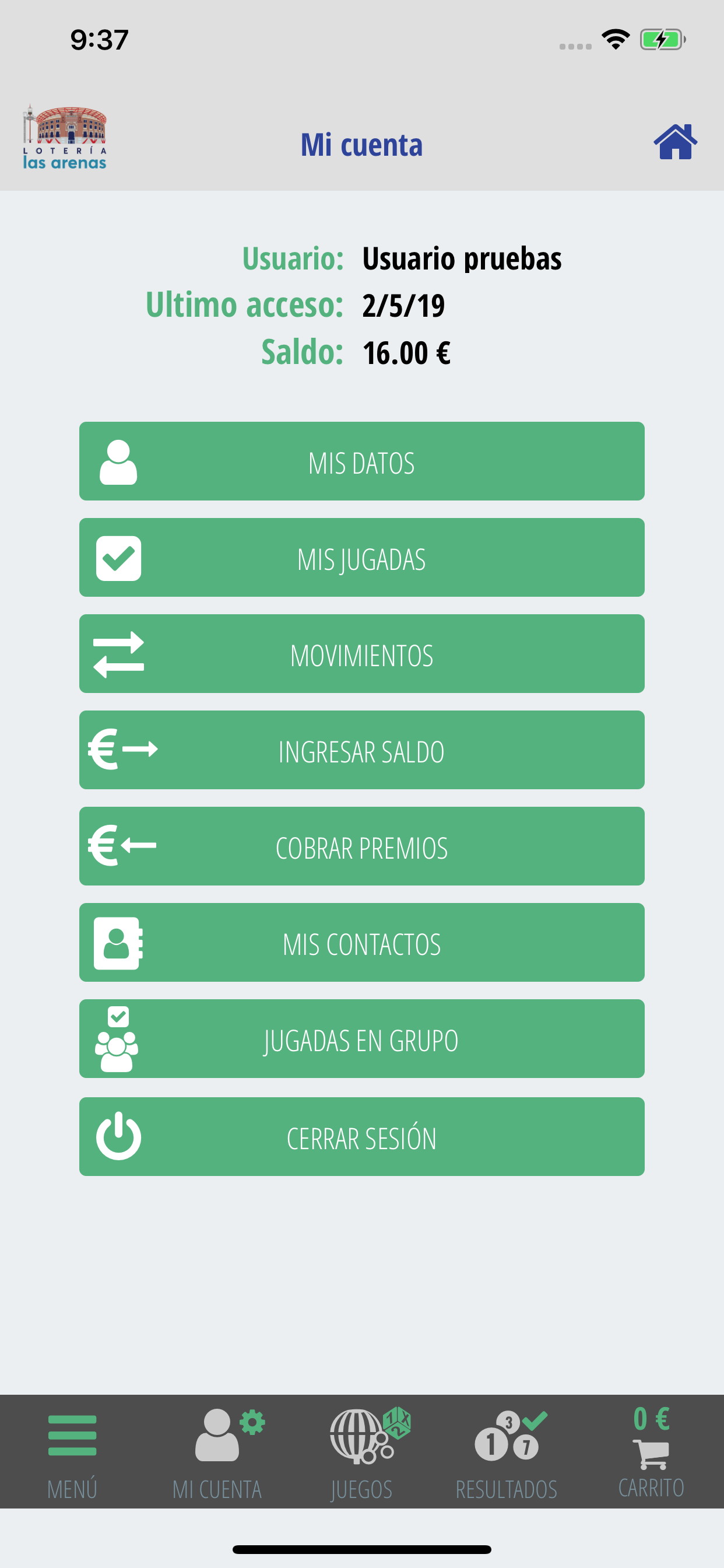 Lotería las Arenas screenshot 4