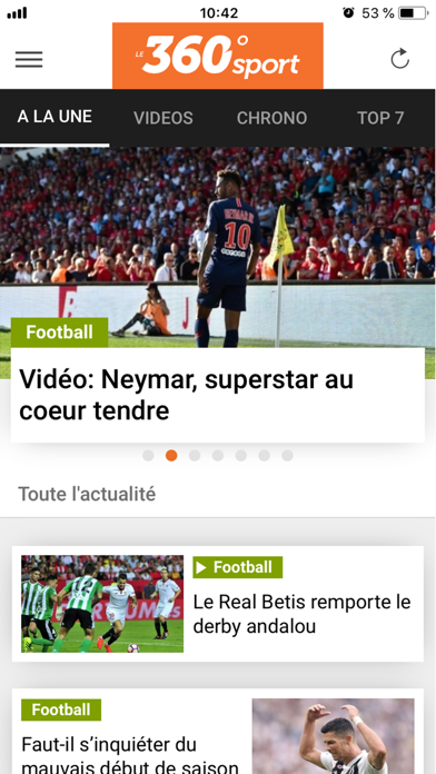 Screenshot #1 pour Le360 Sport