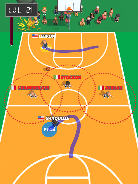 Draw Basket 3D iPad screenshot