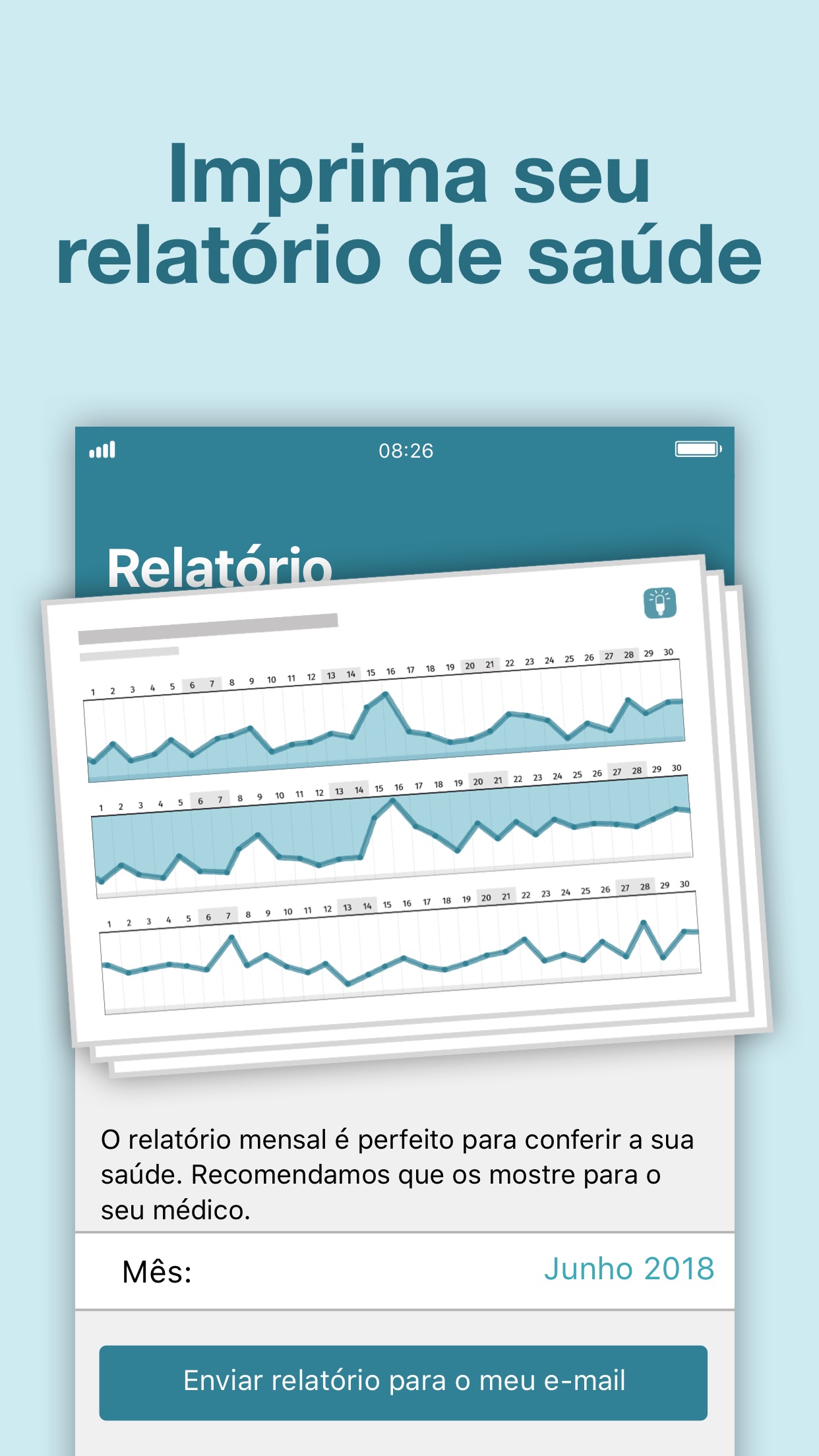 Screenshot do app Alarme de medicamentos