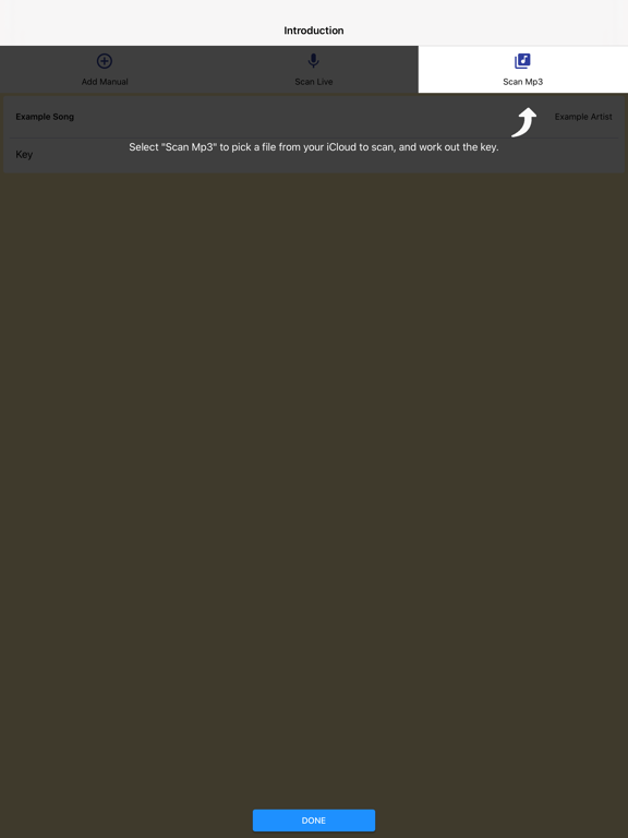 Song Key Finder iPad screenshot