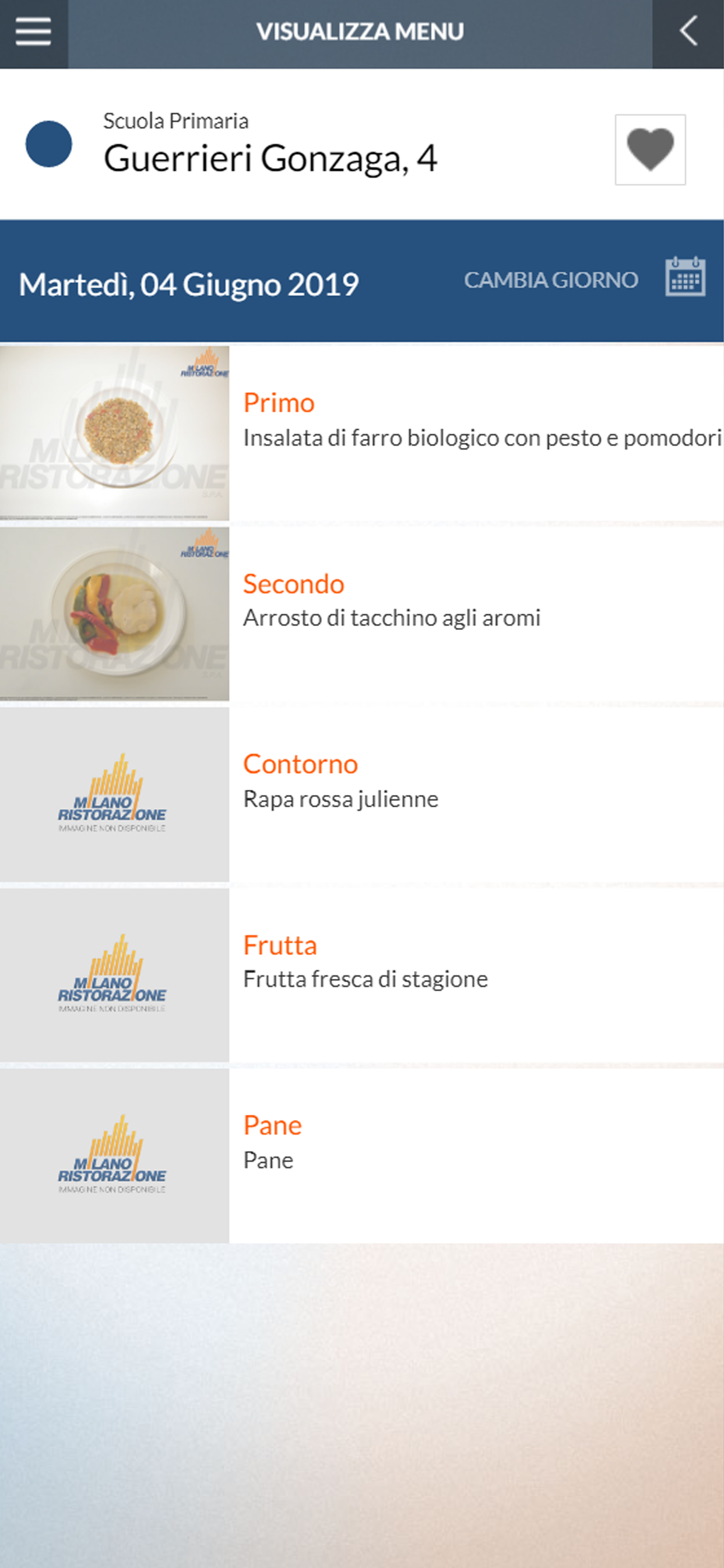 Cosa si mangia Mi Ristorazione