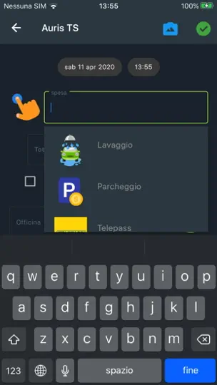 Captura de pantalla de Car Log Universal en iPhone 7