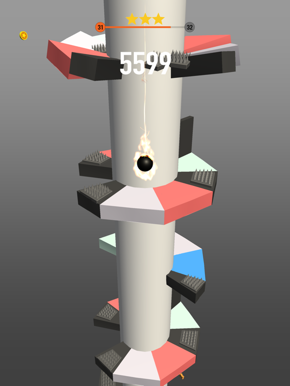 Screenshot #6 pour Helix Poly Color Switch Game