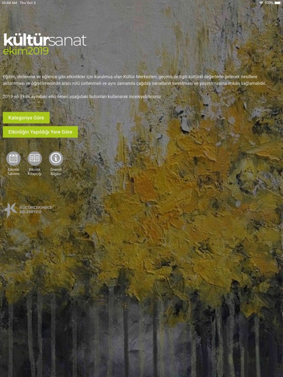 Screenshot #4 pour Kültür - Sanat Etkinlikleri