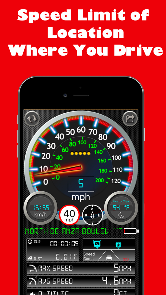 #2. Speedmeter + (iOS) 由: UniCom Technology
