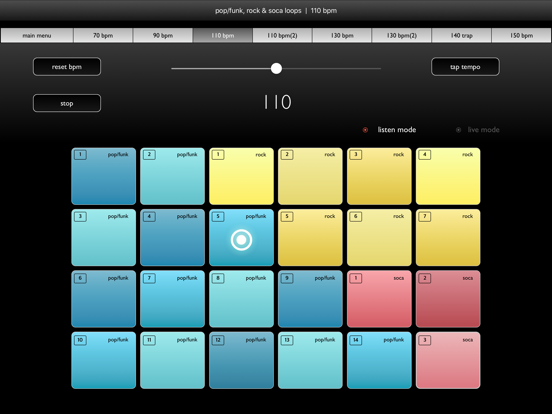 Beats Live! iPad app afbeelding 2
