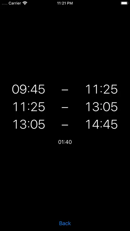 Pausenrechner screenshot 5 of 7