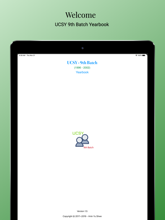 Screenshot #4 pour UCSY 9th Batch Yearbook