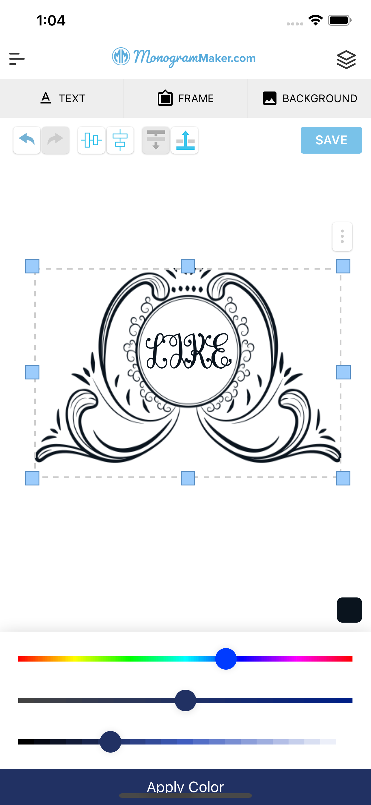 Monogram Maker App