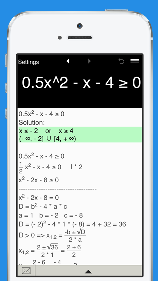 #4. Inequality Calculator (iOS) By: Intemodino Group s.r.o.
