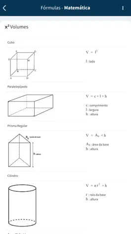 Game screenshot Fórmulas Matemática apk