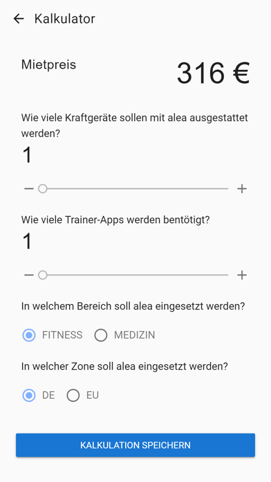 aleaSALES Screenshot