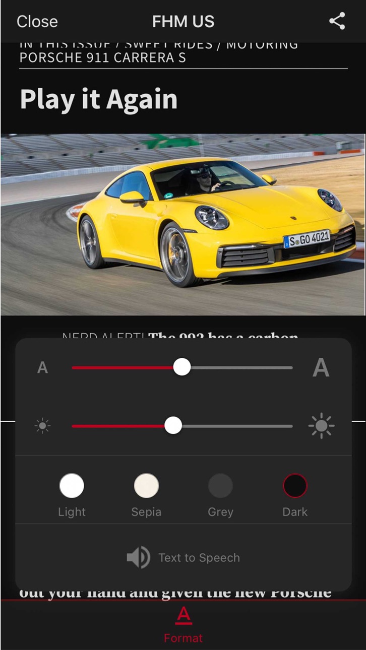 iPhone screenshot