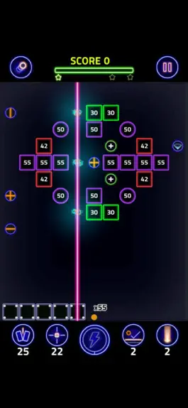 Game screenshot Brick Breaker Glow mod apk