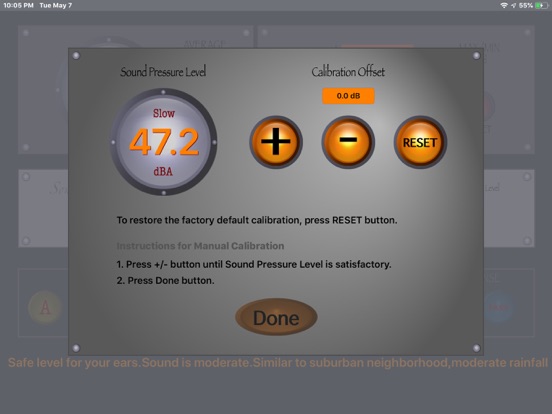 SoundMeter+ iPad screenshot 9 - Utilities app