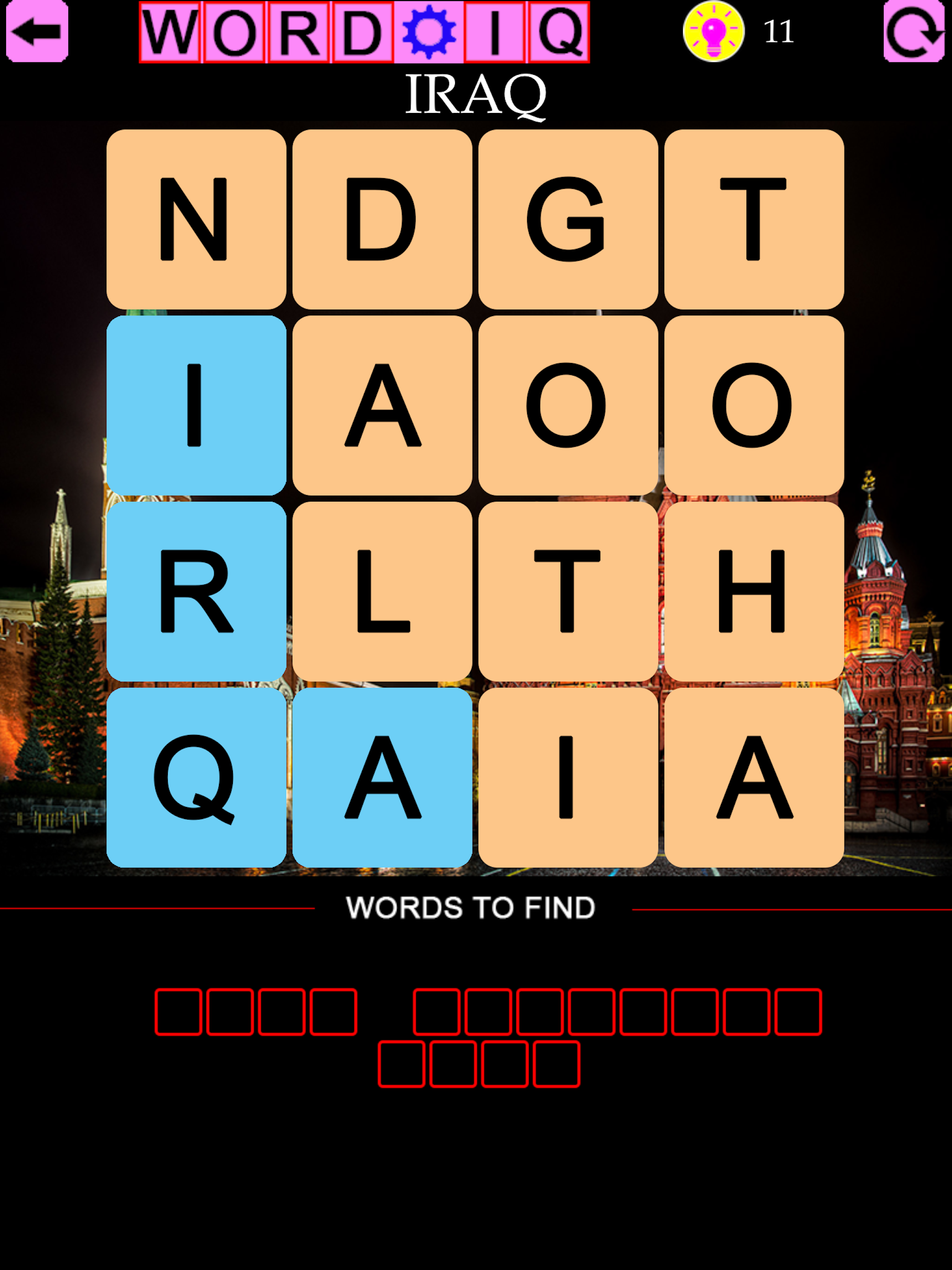 Word IQ Countries and Capitals
