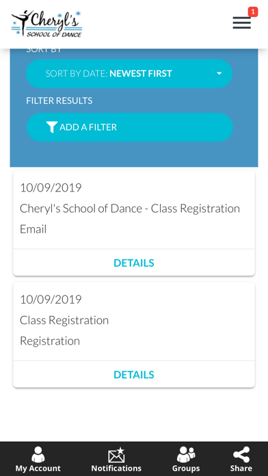 Cheryl's School of Dance iPhone screenshot 6 - Sports app