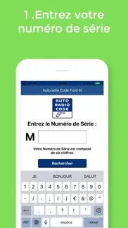 autoradio code for ford m iPhone Captures Décran 2