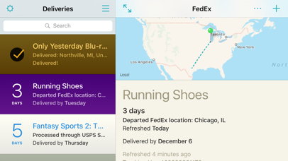 Delivery Status touch, a package tracker Screenshot 4