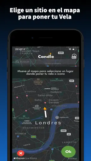 Captura de pantalla de Enciende Una Vela en iPhone 4