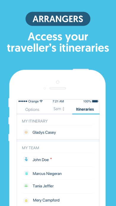 Sam - Trip Planner & Assistant Screenshot