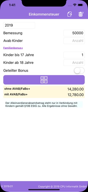 Einkommensteuertabelle(圖2)-速報App