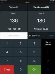 darts scoreboard x01 ipad resimleri 3