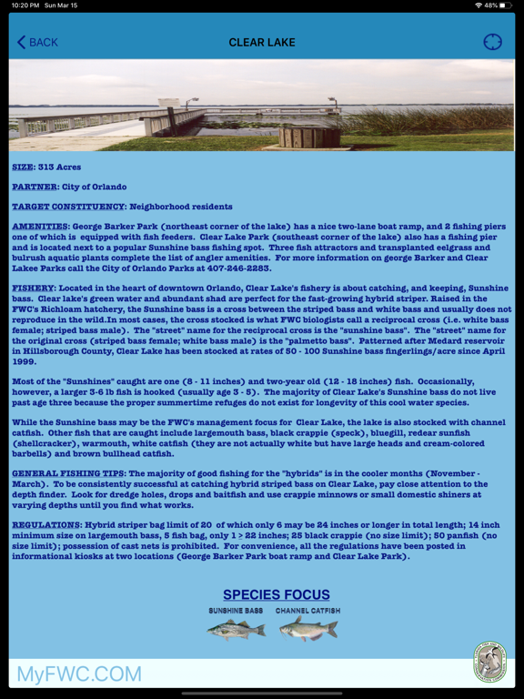 Screenshot #6 pour FWC’s Fish Orlando