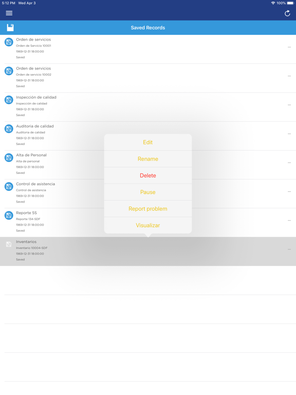 Linkaform iPad screenshot 3 - Business app
